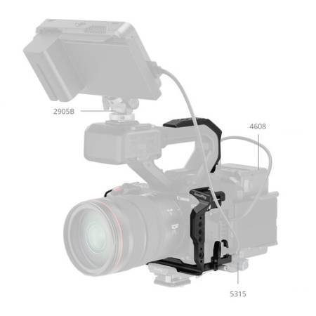 SmallRig 5657 - zestaw, klatka do Canon EOS C50 (+ akcesoria) - przykład użycia